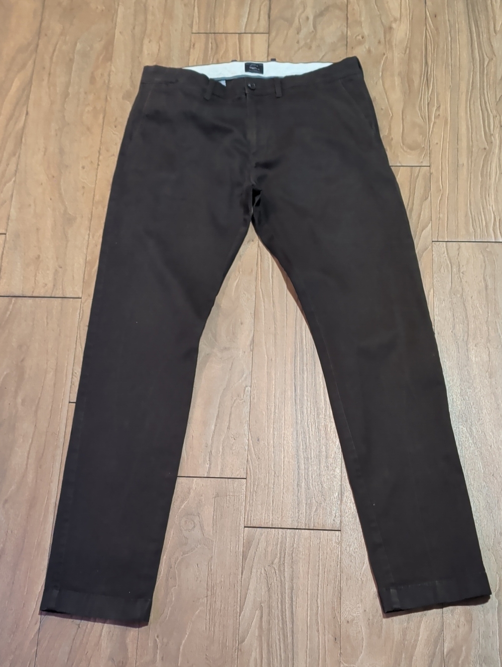 Men's Slim Chino Pants - Dark brown